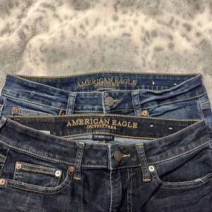 2 pair like new American Eagle jeans